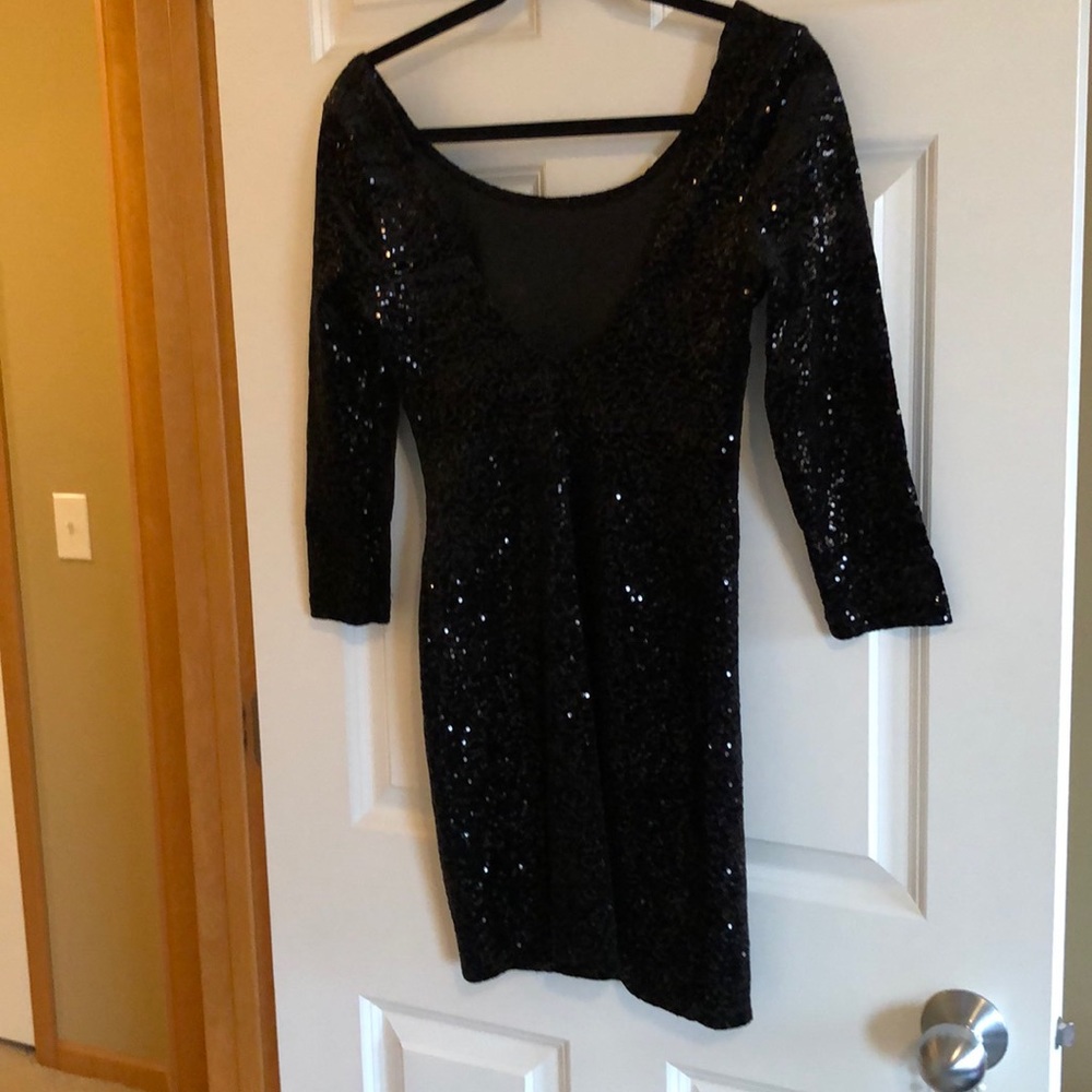 NWOT sequin/velvet cocktail evening dress
